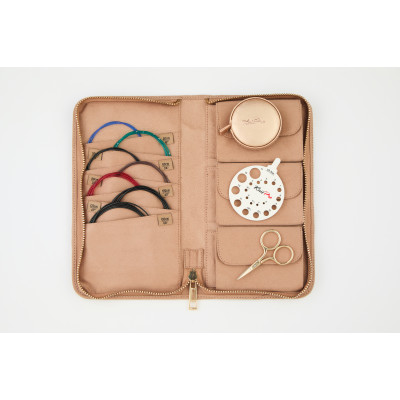 Knitpro misina kılıfı bej renk - 12873 Knitpro misina kılıfı bej renk - 12873