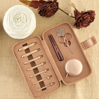 Knitpro Oasis Chunky Değiştirilebilir Tığ  Seti-Büyük num kalın Tığ  Seti - Bakır Tığ Seti - 20982 Knitpro Oasis Chunky Değiştirilebilir Tığ  Seti-Büyük num kalın Tığ  Seti - Bakır Tığ Seti - 20982