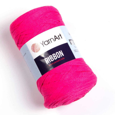 Yarnart Ribbon 803 Neon Fuşya %60 Pamuk – %40 Viskoz & Polyester