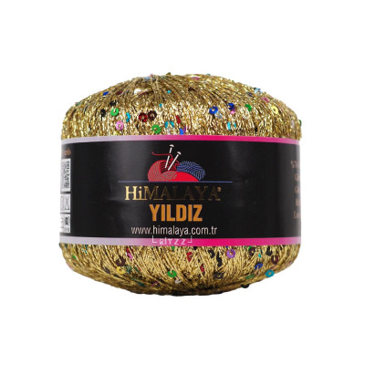 Himalaya Yıldız 58104 Gold Renkli Pullu
