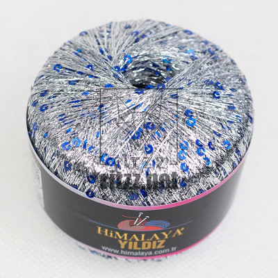 Himalaya Yıldız / Gümüş Simli Mavi Pullu / 58114