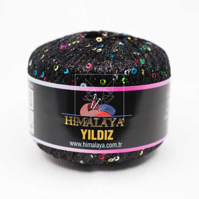 Himalaya Yıldız / Siyah Simli Renkli Pullu / 58106 Himalaya Yıldız / Siyah Simli Renkli Pullu / 58106