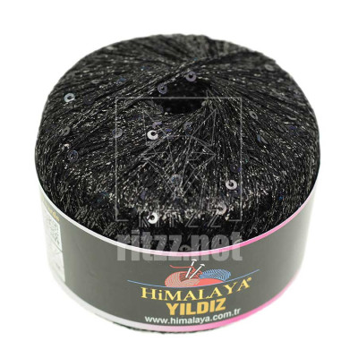 Himalaya Yıldız / Siyah Simli Siyah Pullu / 58105