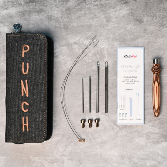 The Earthy Punch Needle Set  21002-Knitpro Punch Nakış Set