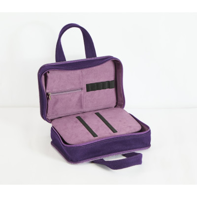 Snug Doktor Çantası - Purple Tweed & Felt (küçük) - 12833 Snug Doktor Çantası - Purple Tweed & Felt (küçük) - 12833