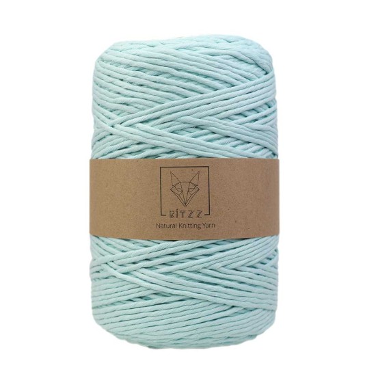 Mint Tek Burgulu Pamuk İp String Makrome İp // 3mm
