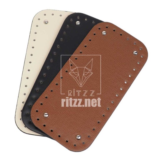 Suni Deri Çanta Tabanı Dikdörtgen Model 25×12
