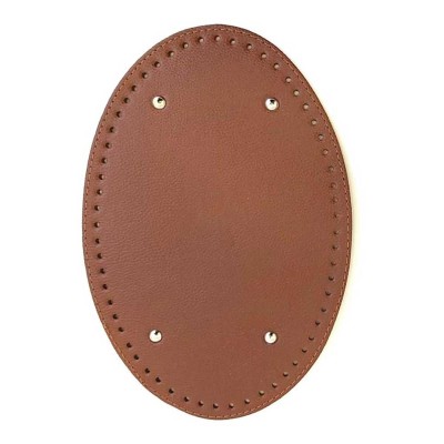 Suni Deri Çanta Tabanı Oval Yuvarlak 20×25