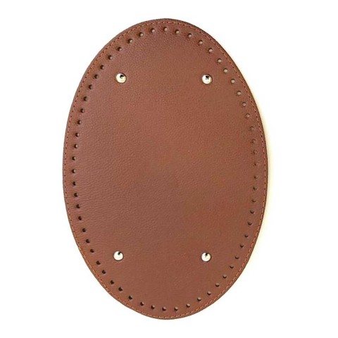 Suni Deri Çanta Tabanı Oval Yuvarlak 20×25