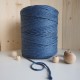Denim Tek Burgulu Pamuk İp String Makrome İp // 3mm