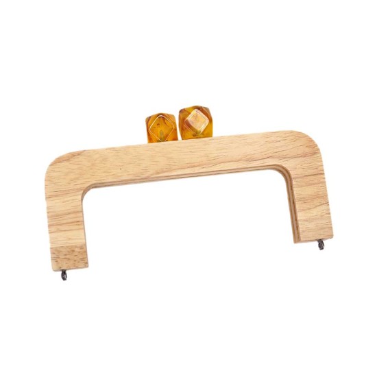 Ahşap Burs Renkli Boncuklu – Natürel 20CM Ahşap Burs Renkli Boncuklu – Natürel 20CM