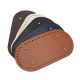 Oval Suni Deri Çanta Tabanı 25×12