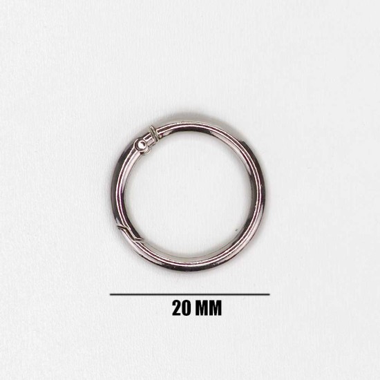 Yaylı Çanta Halkası Klipsi 20 MM