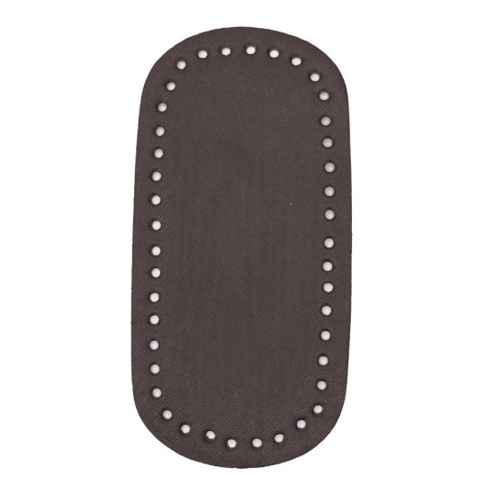 Rivetsiz Oval Suni Deri Çanta Tabanı 10×20