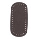 Rivetsiz Oval Suni Deri Çanta Tabanı 10×20