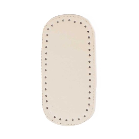Rivetsiz Oval Suni Deri Çanta Tabanı 10×20