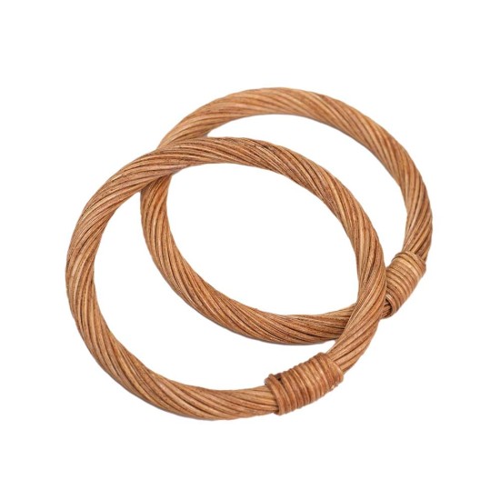 Rattan Bambu Çanta Sapı O Model 10,5CM