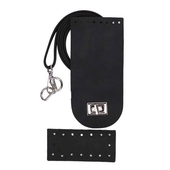 Premium Kalite 9CM Tabanlı Çanta Kapak Seti Suni Deri – Gümüş Aparat Premium Kalite 9CM Tabanlı Çanta Kapak Seti Suni Deri – Gümüş Aparat