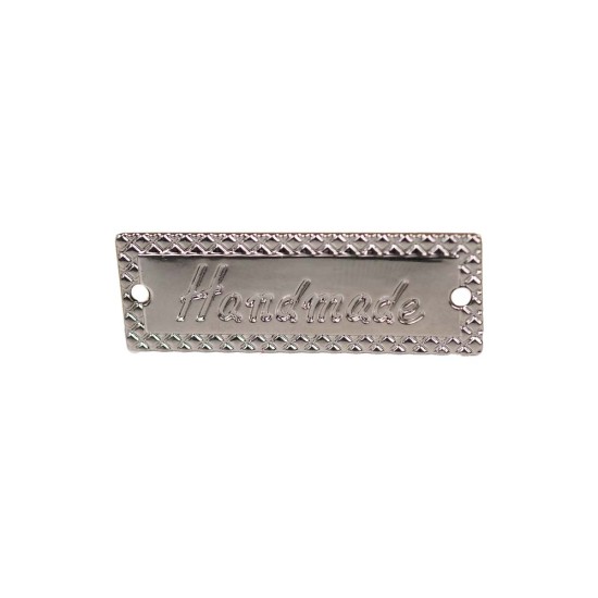 Handmade Yazılı Metal Etiket 4×1 CM (1 Adet)