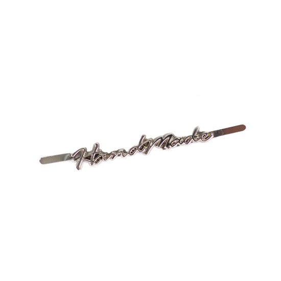 Geçmeli El Yazısı Handmade Metal Etiket 5 CM (1 Adet)