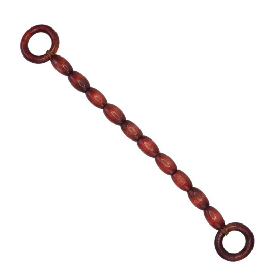 Renkli Ahşap Varil Boncuklu Çanta Sapı 40 CM (1 Adet)