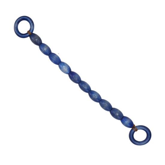 Renkli Ahşap Varil Boncuklu Çanta Sapı 40 CM (1 Adet)