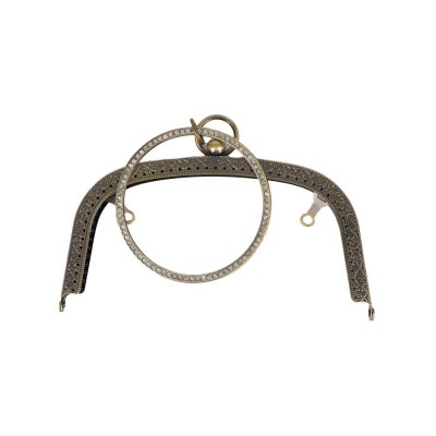 Vintage Metal Çanta Bursu Halkalı Taşlı 18.5 CM Vintage Metal Çanta Bursu Halkalı Taşlı 18.5 CM