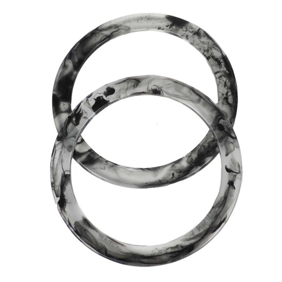 Yassı Yuvarlak Akrilik Çanta Sapı 15 CM Yassı Yuvarlak Akrilik Çanta Sapı 15 CM