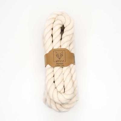 Pamuk Halat İp 24 MM EKRU (1KG) Pamuk Halat İp 24 MM EKRU (1KG)