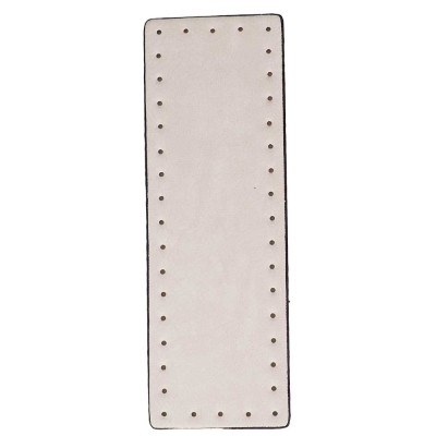 Premium Suni Deri Çanta Tabanı 24×8 CM (Dikdörtgen Rivetsiz)