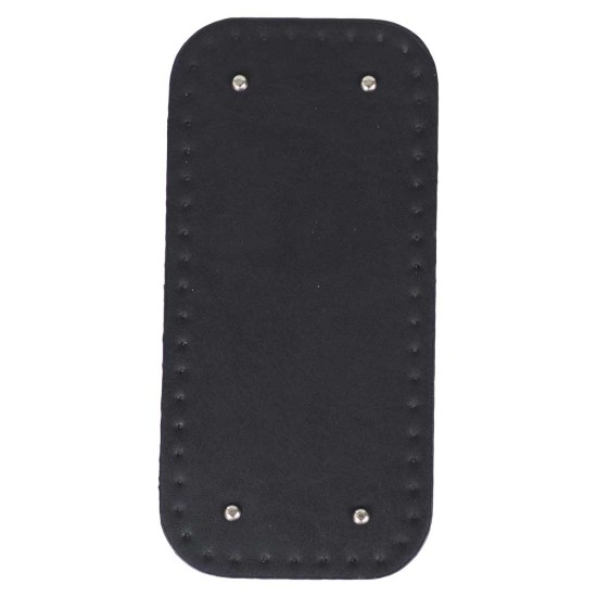 Premium Suni Deri Oval Dikdörtgen Çanta Tabanı 25×12 CM
