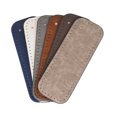 Premium Suni Deri Oval Dikdörtgen Çanta Tabanı 32×12 CM