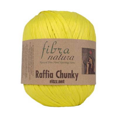 Fibra Natura Raffia Chunky 114-37 Sarı