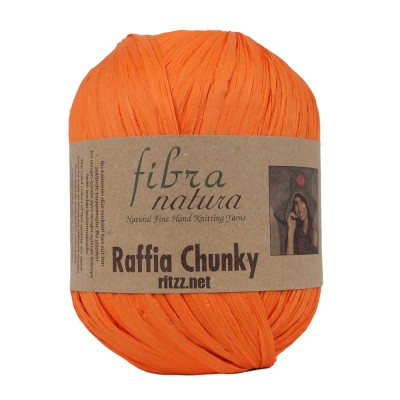 Fibra Natura Raffia Chunky 114-25 Turuncu