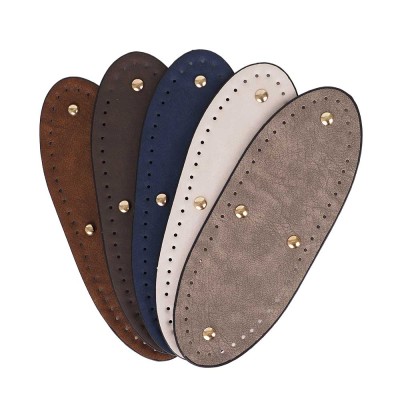 Premium Suni Deri Tam Oval Çanta Tabanı 24×9 CM