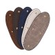 Premium Suni Deri Tam Oval Çanta Tabanı 24×9 CM