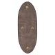 Premium Suni Deri Tam Oval Çanta Tabanı 24×9 CM