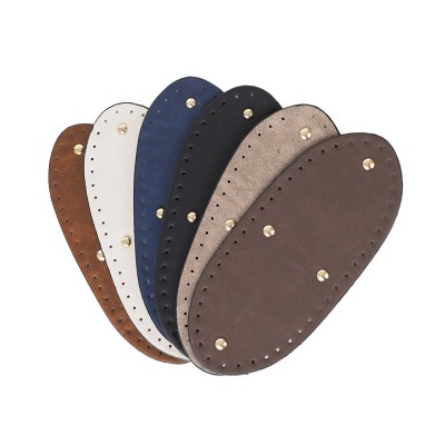 Premium Suni Deri Tam Oval Çanta Tabanı 26×11 CM