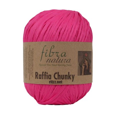 Fibra Natura Raffia Chunky 114-31 Şeker Pembe
