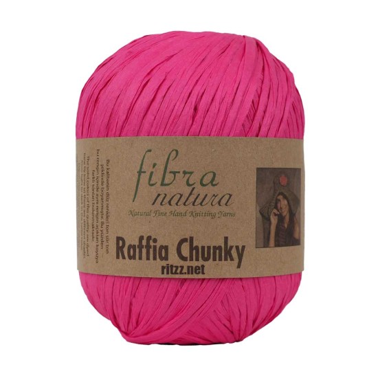 Fibra Natura Raffia Chunky 114-31 Şeker Pembe