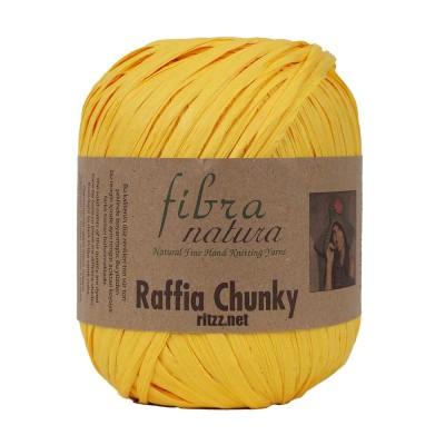 Fibra Natura Raffia Chunky 114-24 Koyu Sarı Fibra Natura Raffia Chunky 114-24 Koyu Sarı