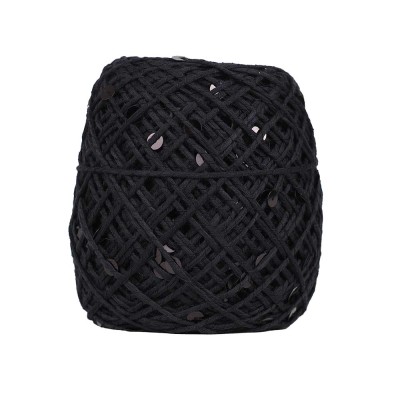 KnittingTR İri Pullu İp – Siyah Siyah Pul KnittingTR İri Pullu İp – Siyah Siyah Pul