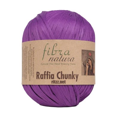 Fibra Natura Raffia Chunky 114-34 Pastel Mor Fibra Natura Raffia Chunky 114-34 Pastel Mor