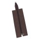 Premium Suni Deri Fermuar 26×10 CM (Gümüş)