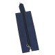 Premium Suni Deri Fermuar 26×10 CM (Gümüş)