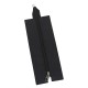 Premium Suni Deri Fermuar 26×10 CM (Gümüş)
