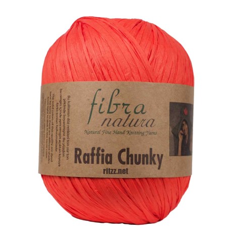 Fibra Natura Raffia Chunky 114-28 Portakal