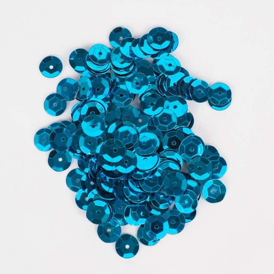 Delikli Simli Pul 8 MM (5 Gram)