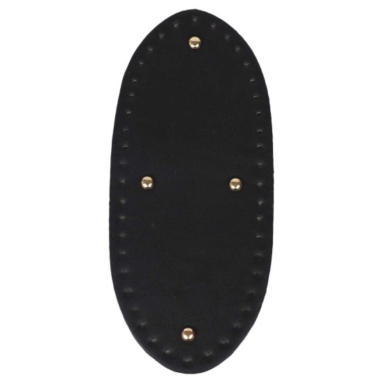 Premium Suni Deri Tam Oval Çanta Tabanı 26×11 CM