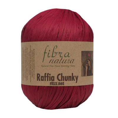 Fibra Natura Raffia Chunky 114-44 Bordo